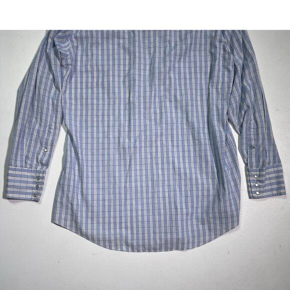 Vintage 80's KARMAN Silver Collection Pearl Snap Button Western Shirt / Sz L/XL - Picture 5 of 9